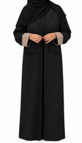 Pinstripe Coat Abaya (Pre-Order)